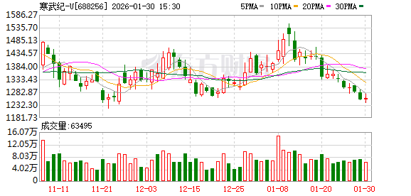 寒武纪披露2025年业绩预告：营收增长超4倍，净利润18.5亿元至21.5亿元