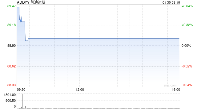 阿迪达斯股价在股票回购计划后上涨，营收也随之增长