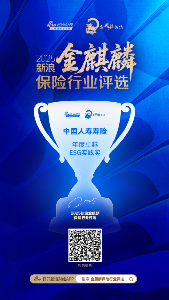 中国人寿寿险获评“年度卓越ESG实践奖”