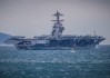 美国海军“福特”号航空母舰返回美国
