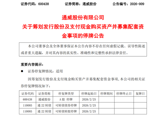 光伏巨头大动作!600438,停牌!