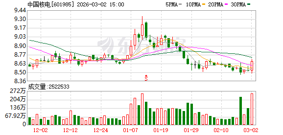 中国核电：公司累计回购股份数量为48272157股