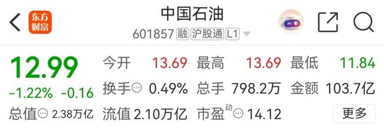 “一度怀疑眼花了”!“三桶油”高开后一度跌停!机构预测…