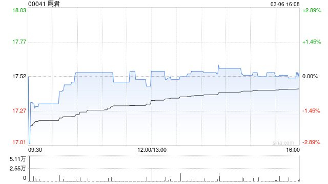 鹰君因购股期权获行使而发行1万股