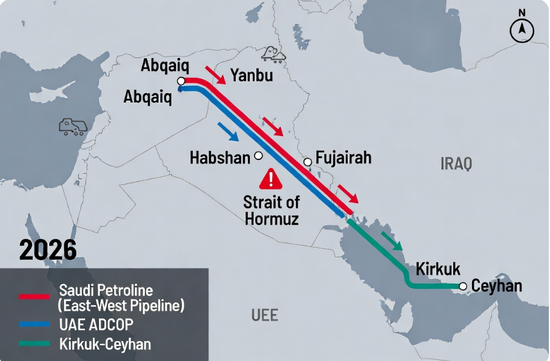 霍尔木兹海峡区别对待或绕道是否可行性？