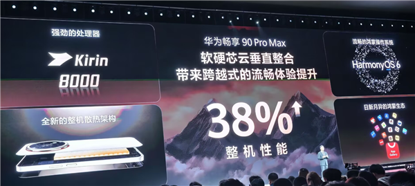 8500mAh华为史上最大电池!华为畅享90 Pro Max亮相
