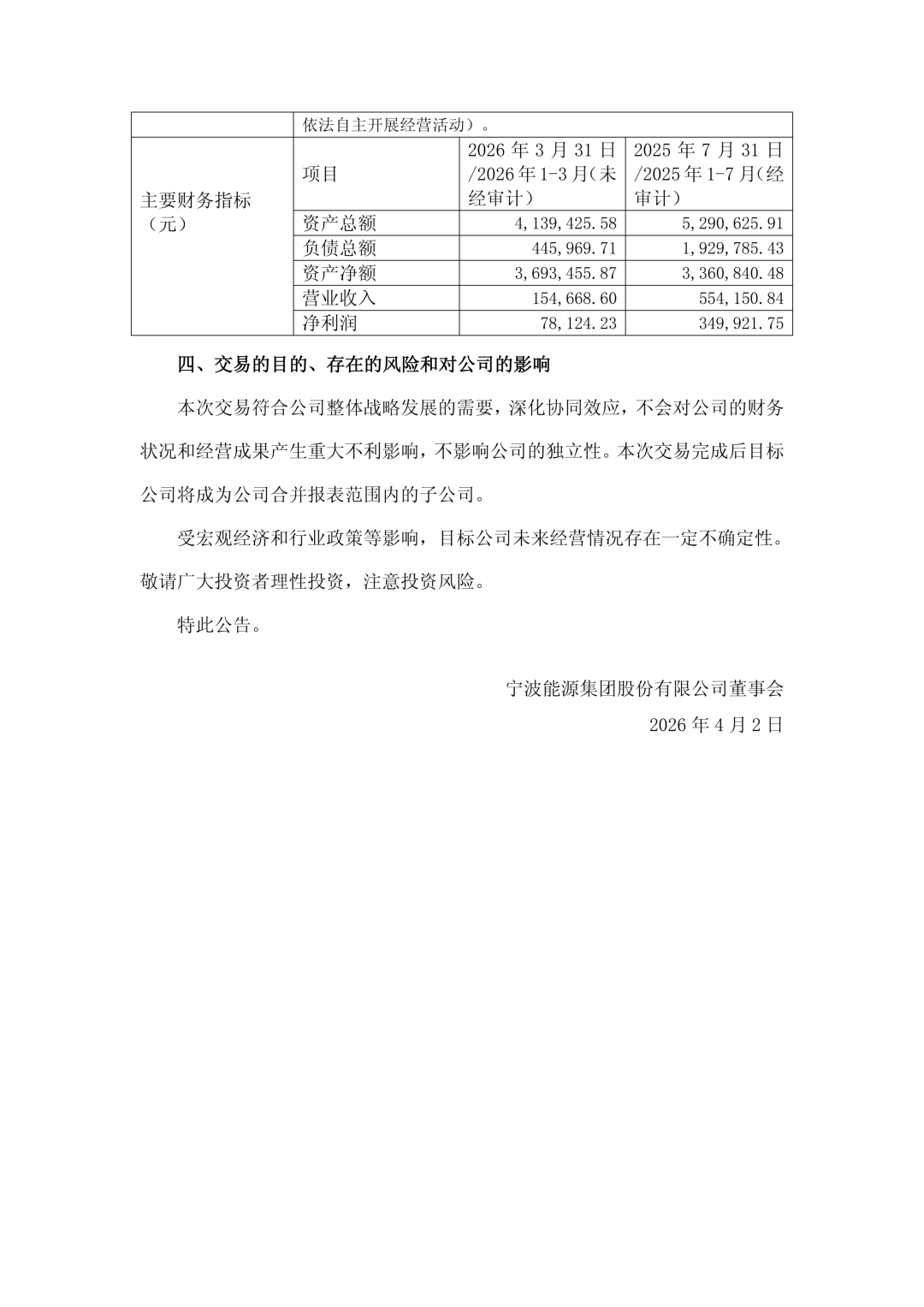 宁波能源2961万元收购10.47MW光伏电站
