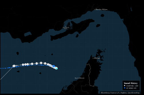 霍尔木兹海峡通行仍受限 伊朗公布安全航路以避水雷风险