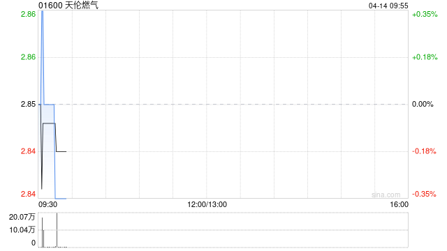 天伦燃气于4月10日斥资76.6万港元回购26.5万股
