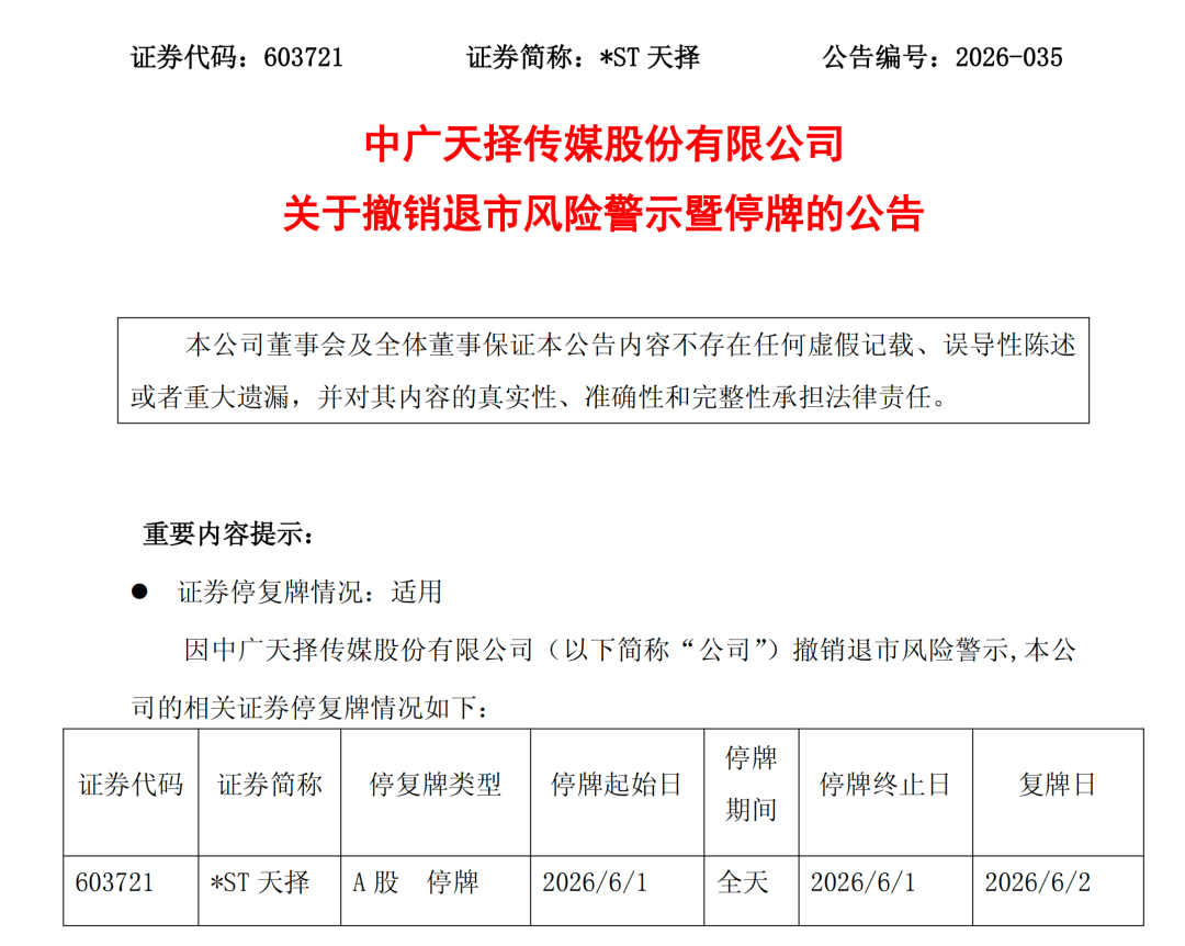 603721、002848,“摘星脱帽”