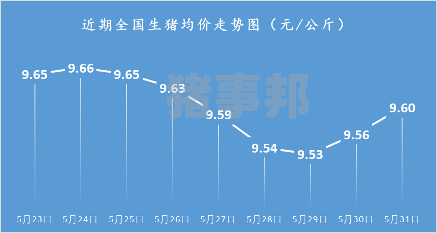 猪事邦|| 5月31日猪价汇总（继续北强南稳！）
